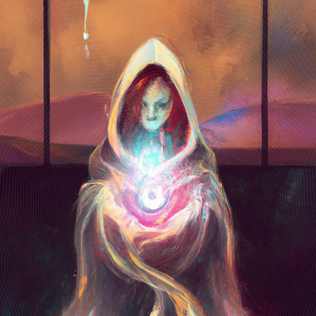 uma imagem simbólica de aborto espiritismo