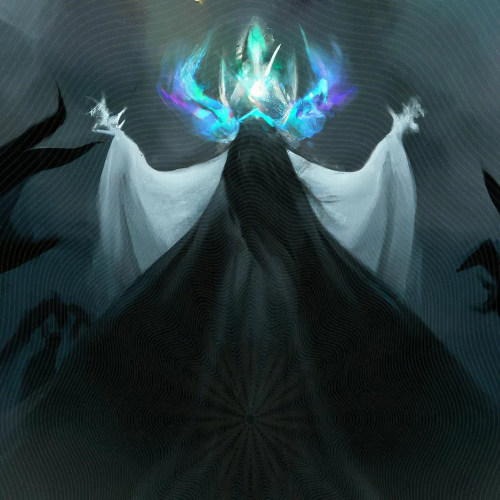 uma imagem pictórica de ataque espiritual sintomas espiritismo