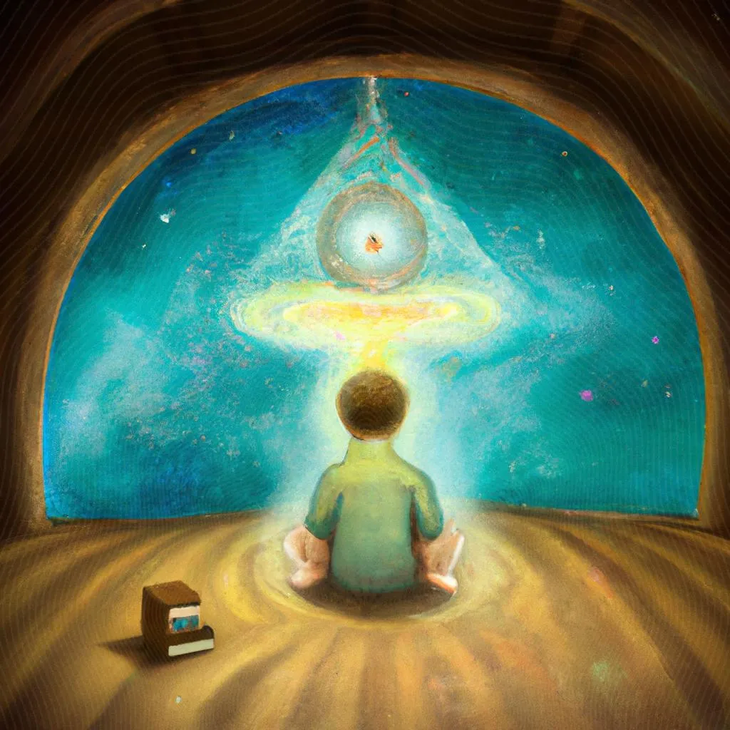 Autismo e Espiritismo: Compreendendo a conexão entre mente e alma 3 uma figura artística de autismo espiritismo