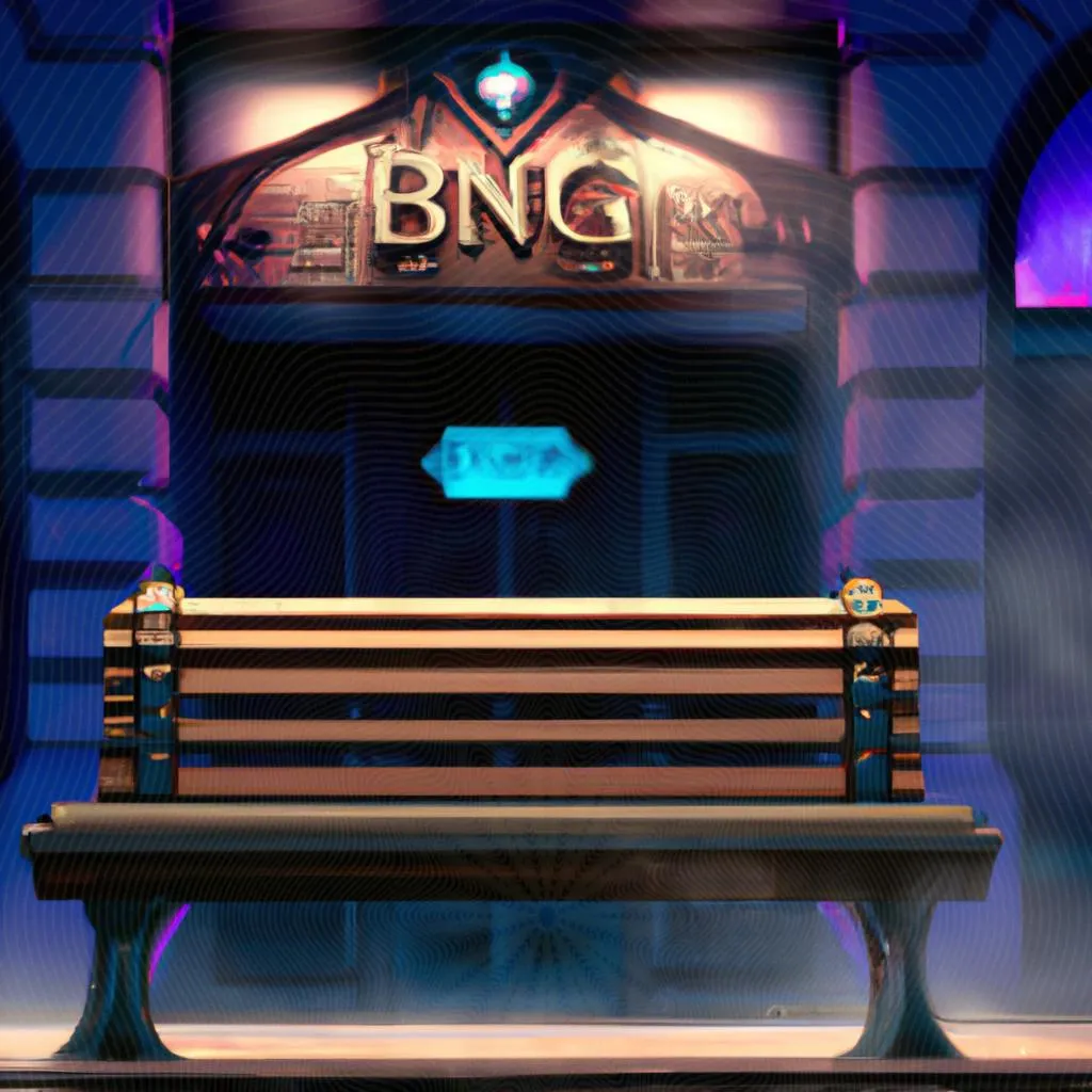 uma paisagem ilustrada de banco bmg rua espirito santo