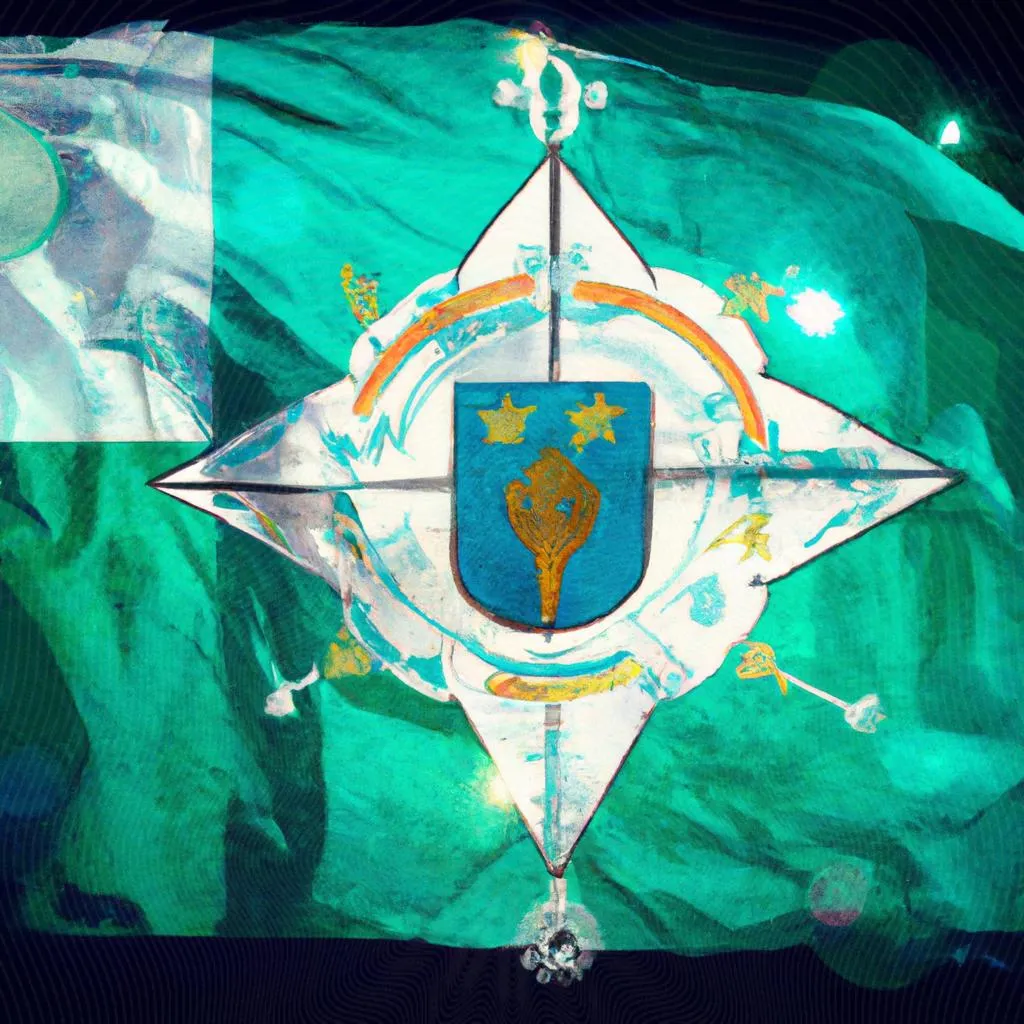 Bandeira do Espírito Santo: mistérios e significados revelados 2 uma escultura ilustrada de bandeira do estado do espirito santo