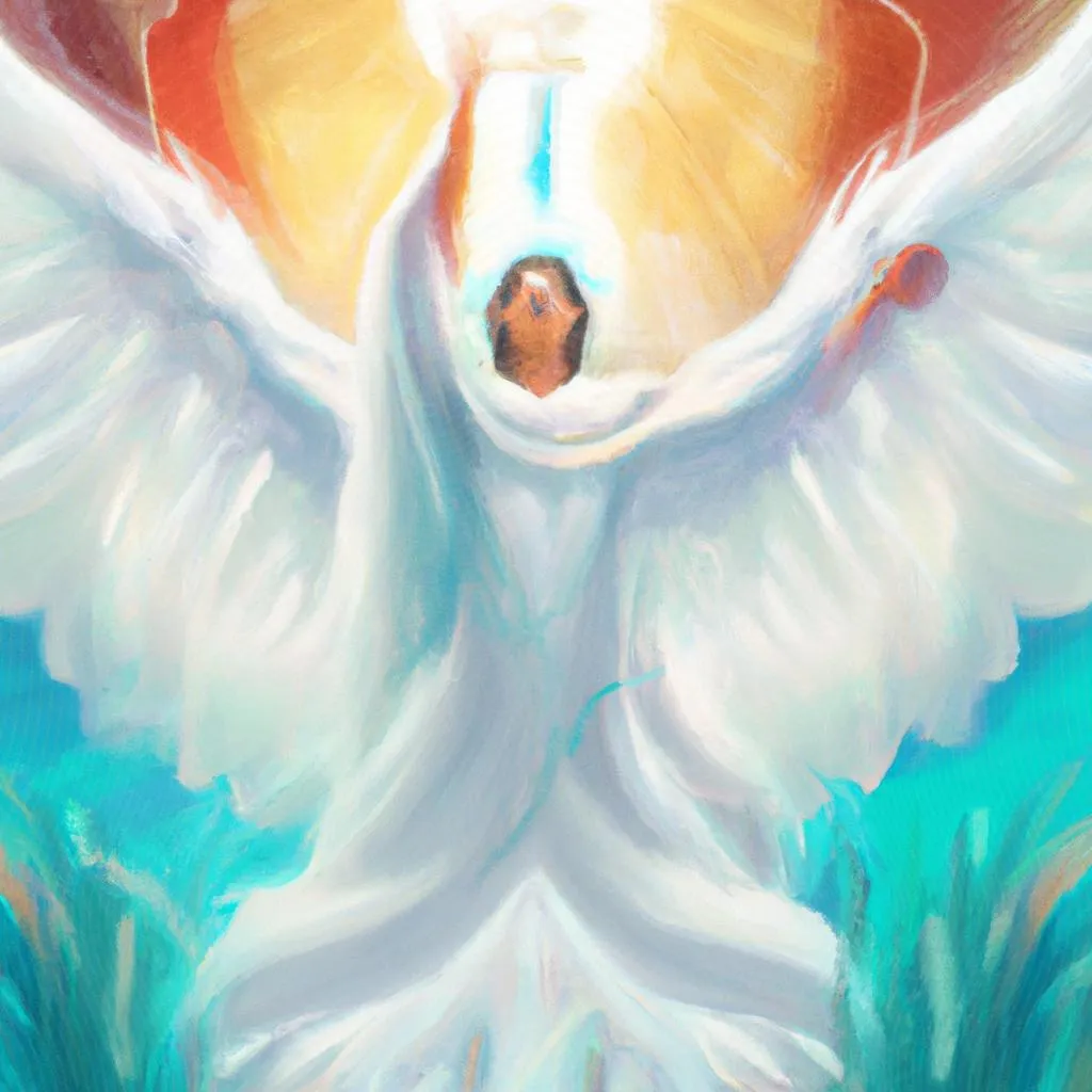 um desenho animado sobre batizado divino espirito santo