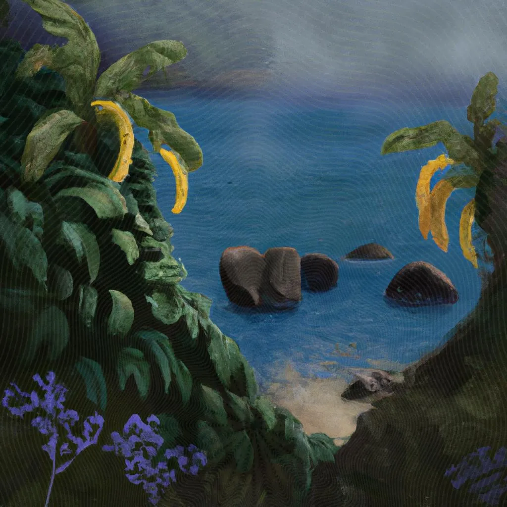 um contorno artístico de belezas naturais do espirito santo