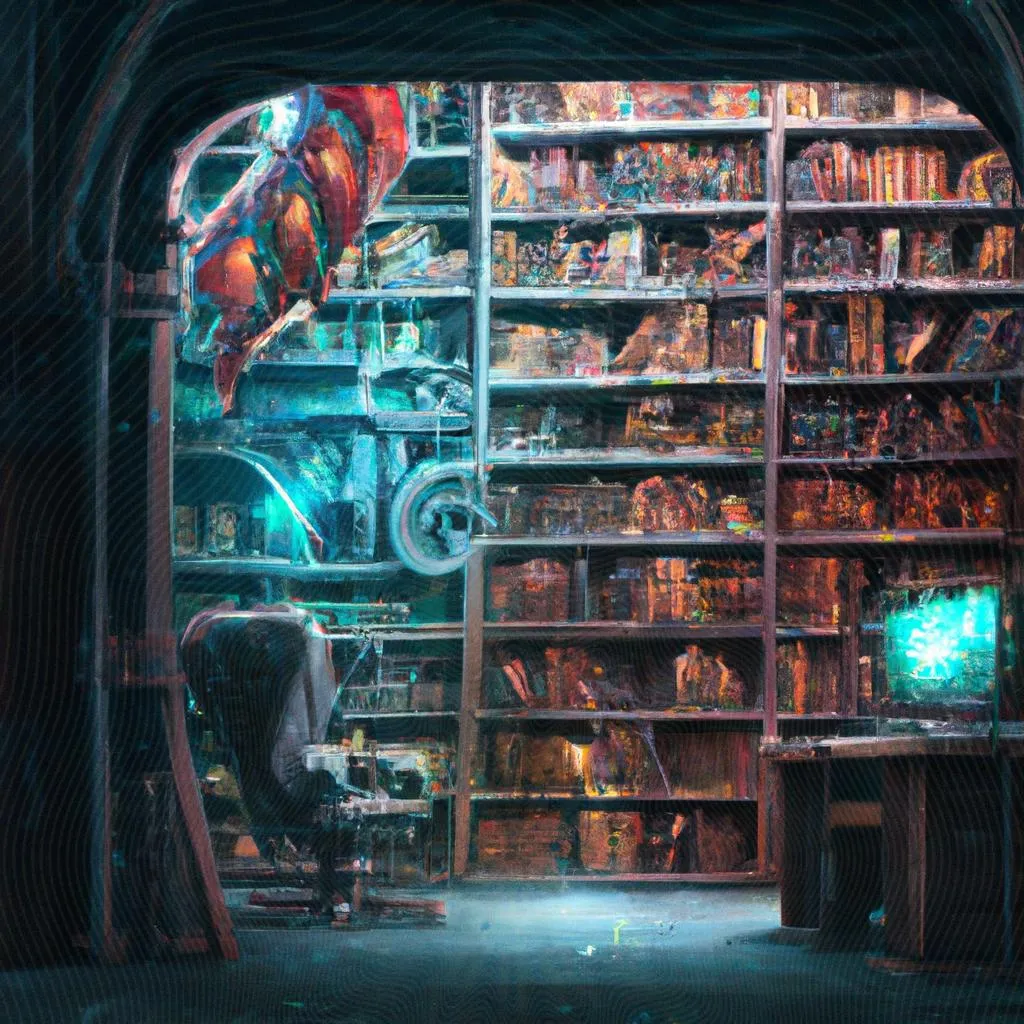 uma ilustração gráfica de biblioteca espirita virtual