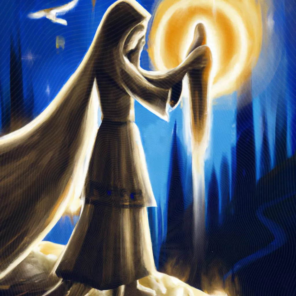 Boa Noite com Espírito Santo: Descubra o Verdadeiro Significado 4 uma figura desenhada de boa noite com espirito santo