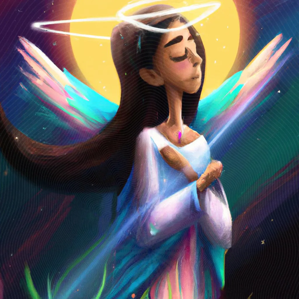 uma imagem impressionista de boa noite espirito santo de deus