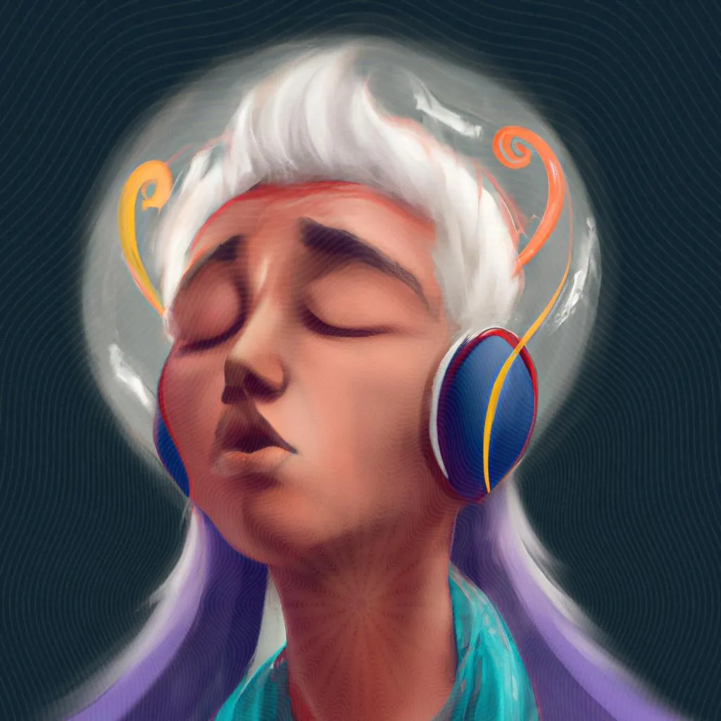 uma ilustração realista de bocejo espiritismo