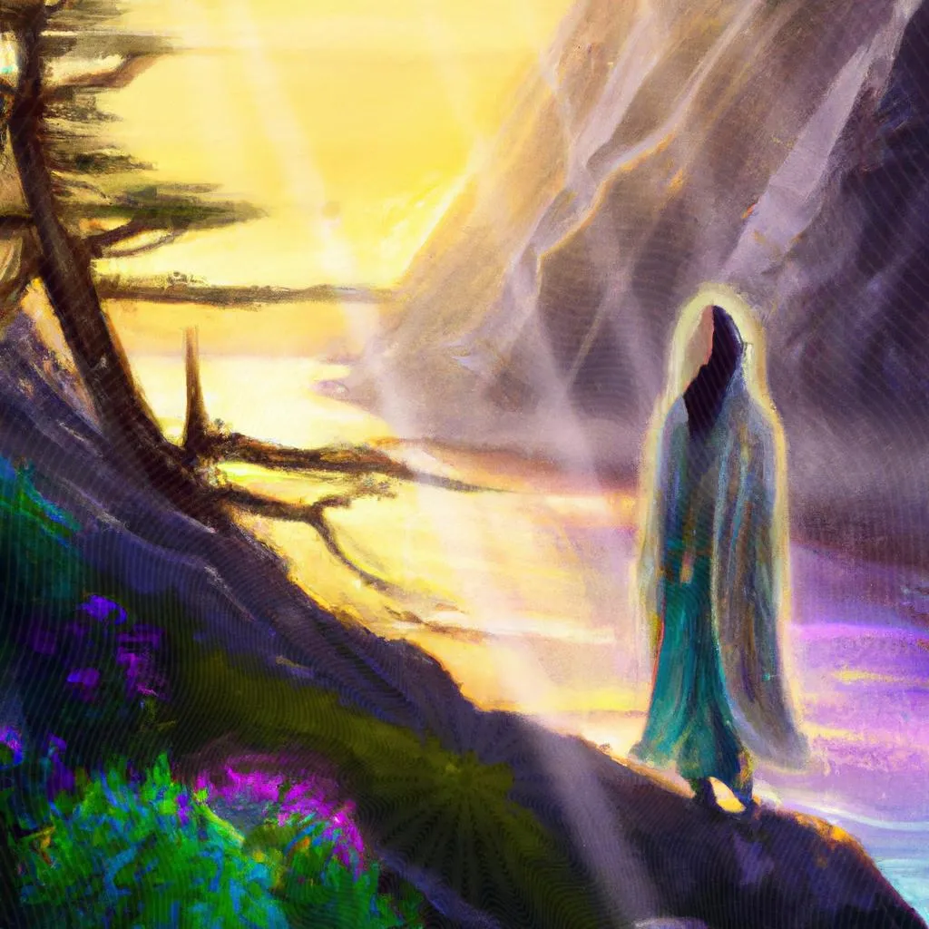 Bom Dia com Espírito Santo: Descubra o Significado Esotérico! 4 uma aquarela sobre bom dia com espirito santo