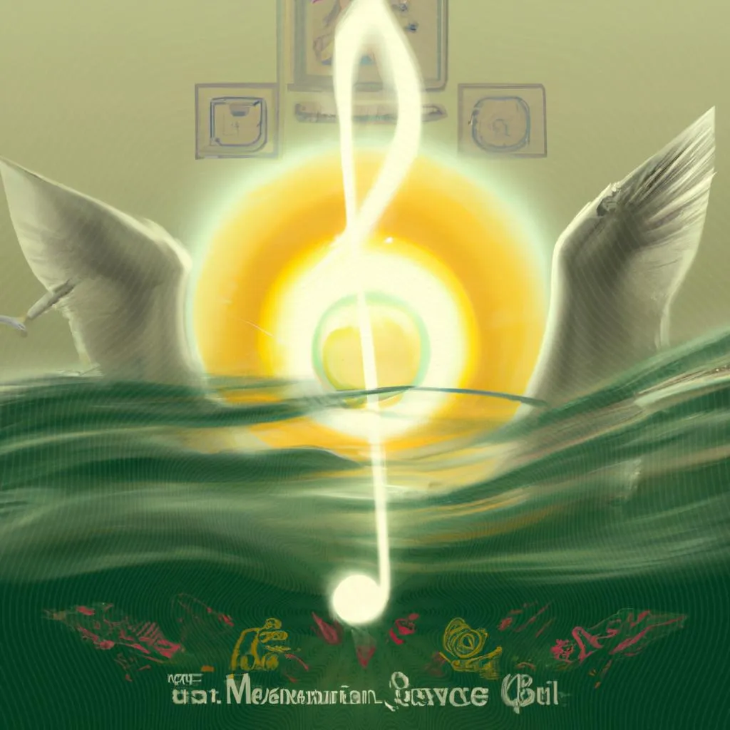 Bom Dia, Espírito Santo: A Música Que Eleva Sua Alma 4 uma cena ilustrada de bom dia espirito santo musica