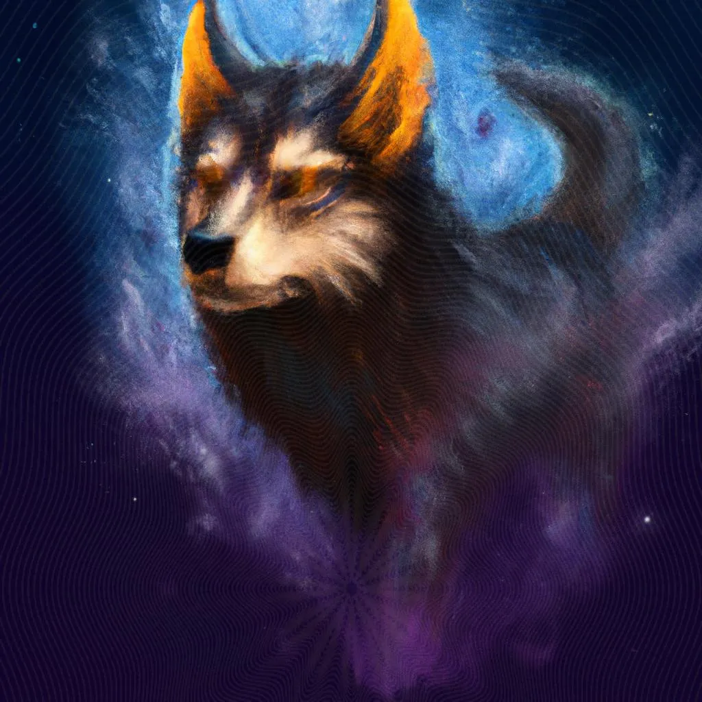 Cachorro: O fiel amigo que pode ver espíritos? 3 uma imagem pictórica de cachorro ver espiritos