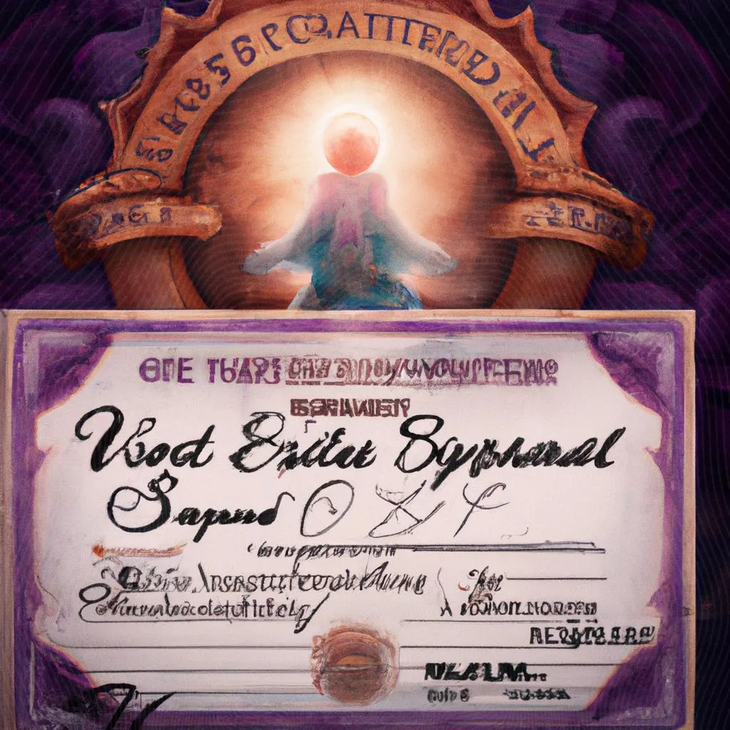 uma ilustração de certificado de vacinação espirito santo