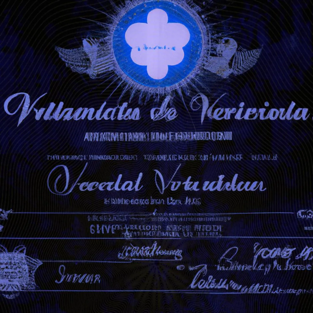 uma figura artística de certificado de vacinação espirito santo