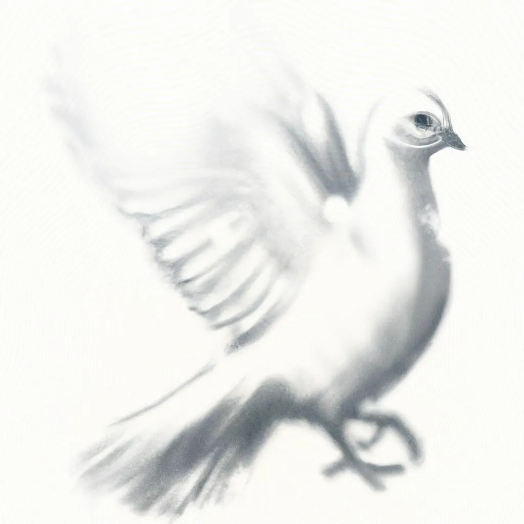 como desenhar pomba do espirito santo passo a passo
