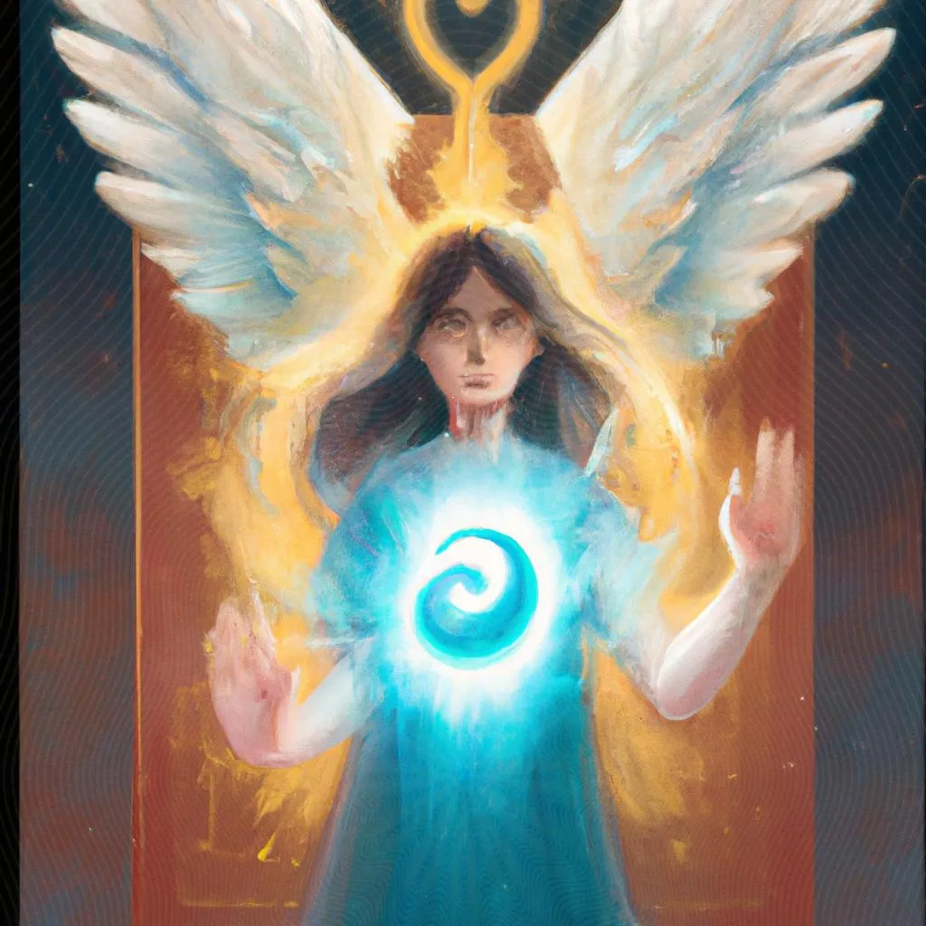 uma obra de arte ilustrativa de como o espirito santo fala com a gente
