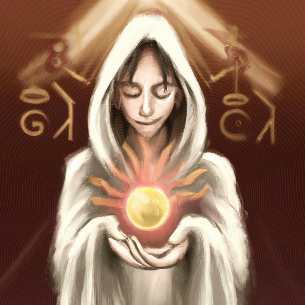 um desenho sobre como orar para receber os dons do espirito santo