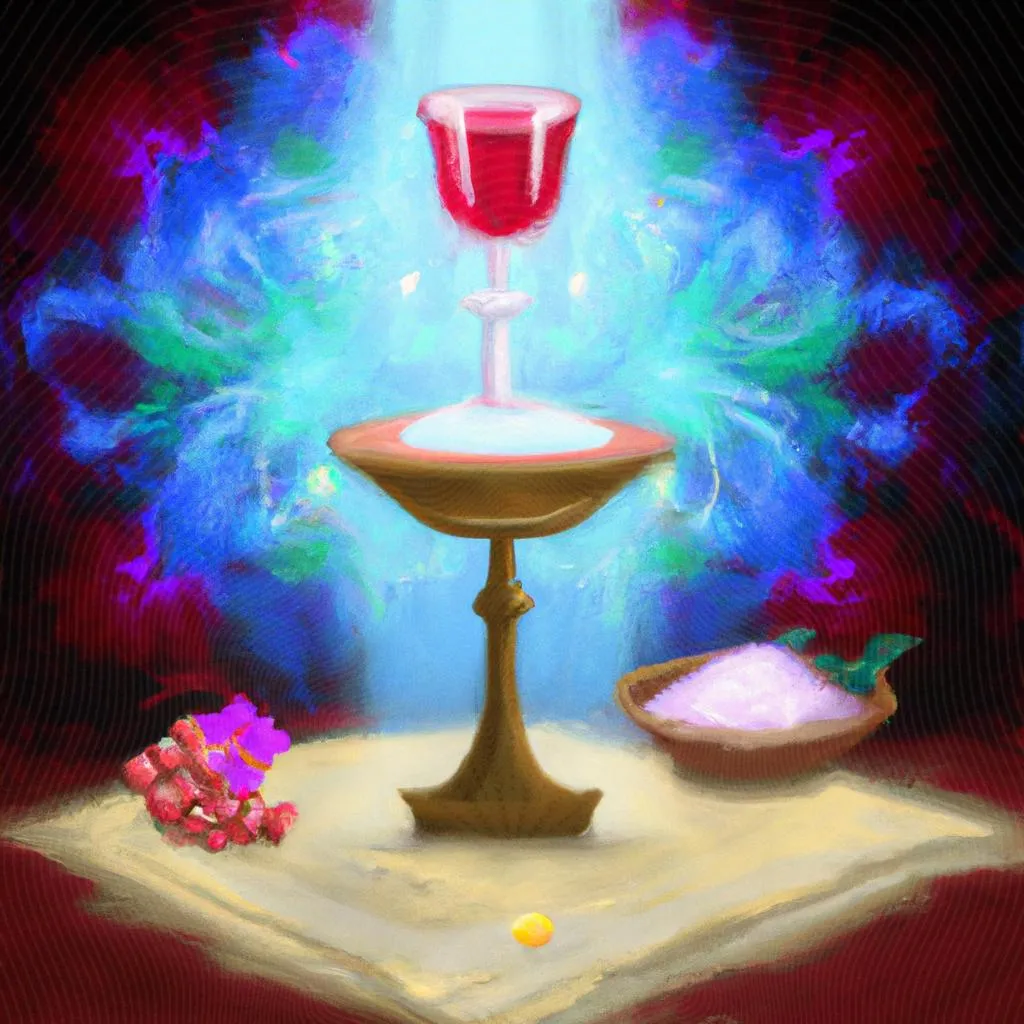 uma imagem estampada de corpus christi na visao espirita