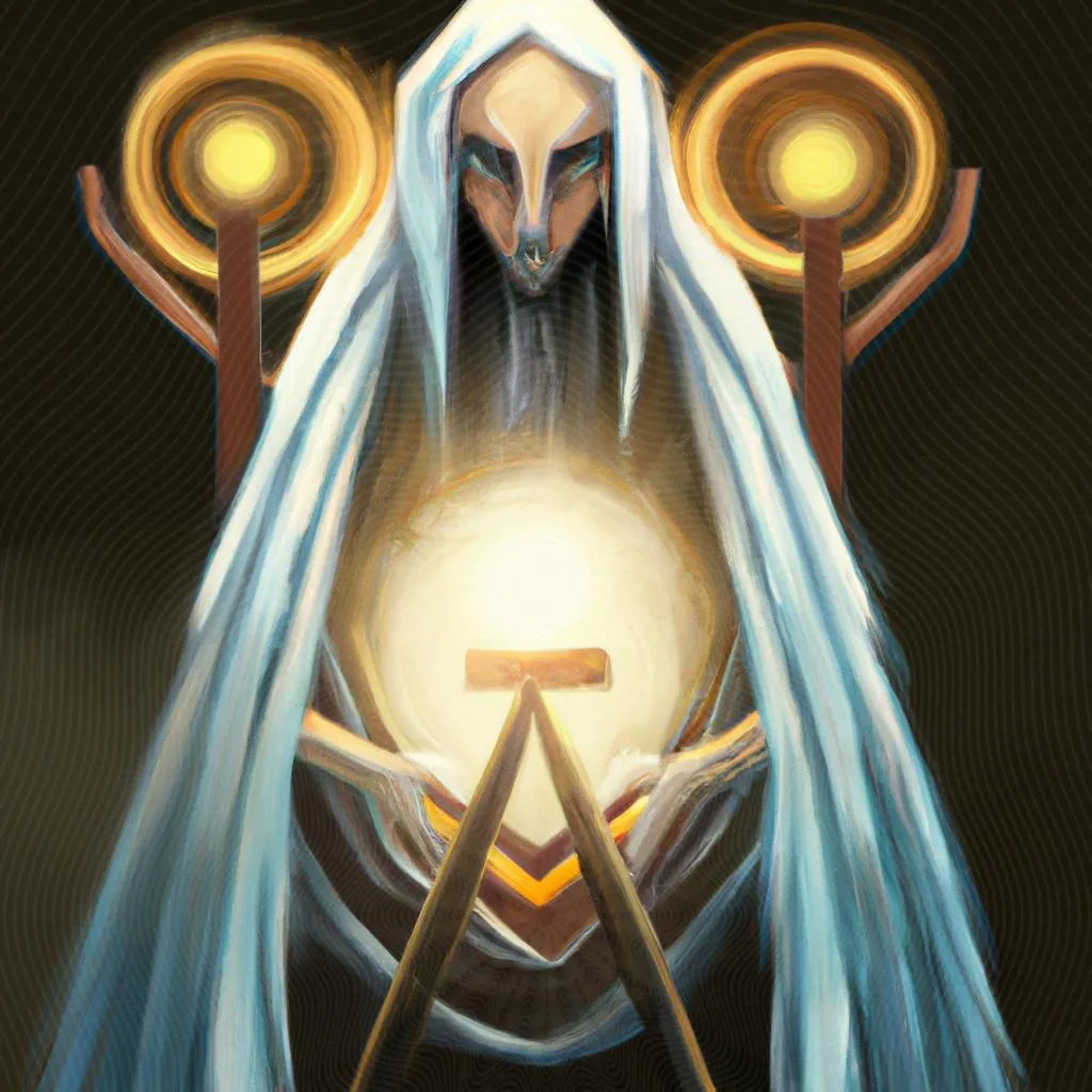 uma pintura figurativa de cristianismo primitivo espiritismo