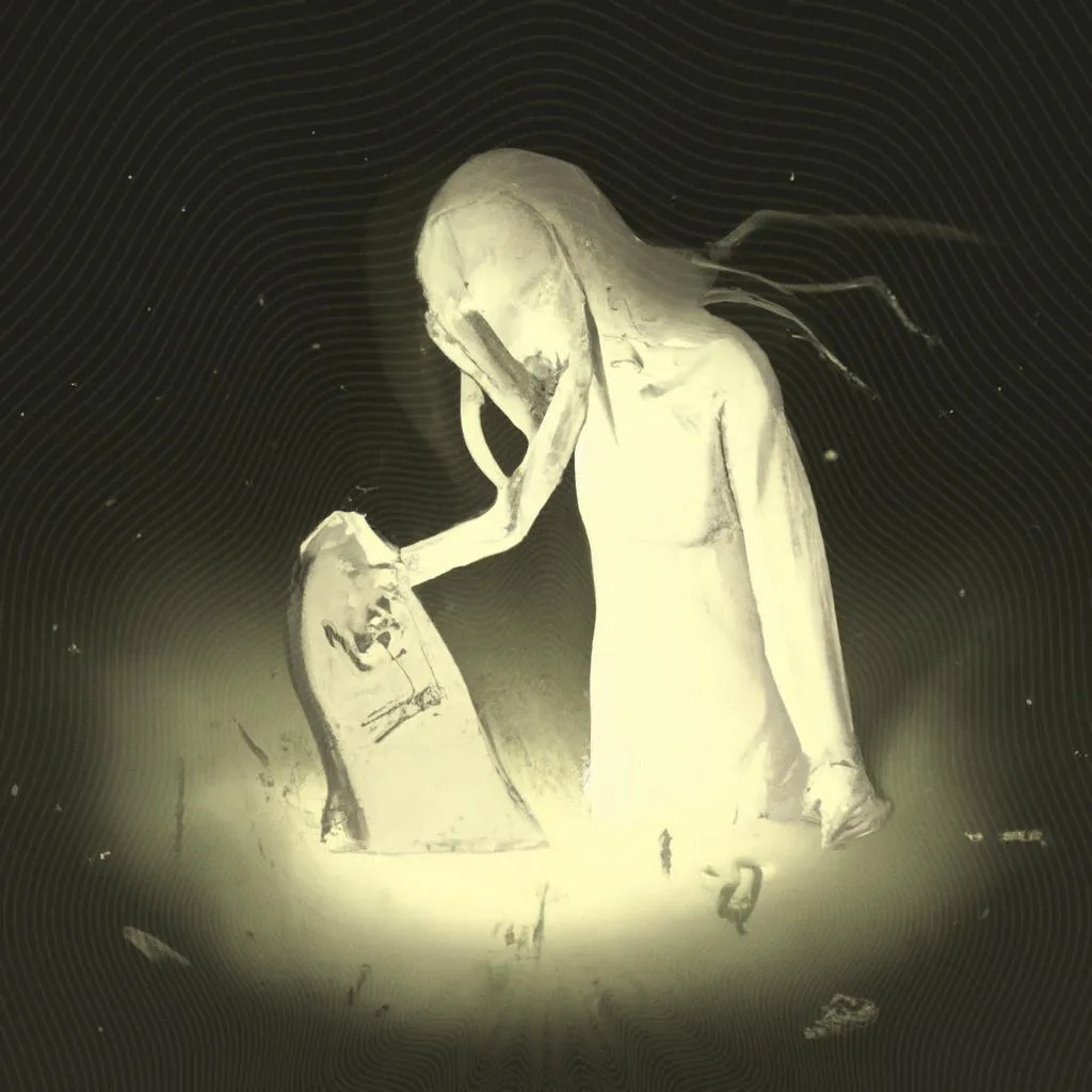 uma ilustração de deixai os mortos enterrarem seus mortos espiritismo