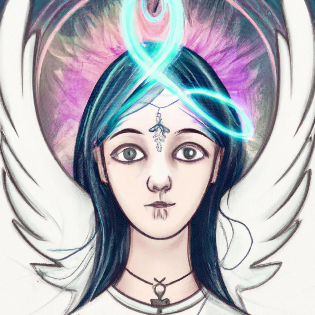 uma imagem gráfica com o tema desenho divino espirito santo