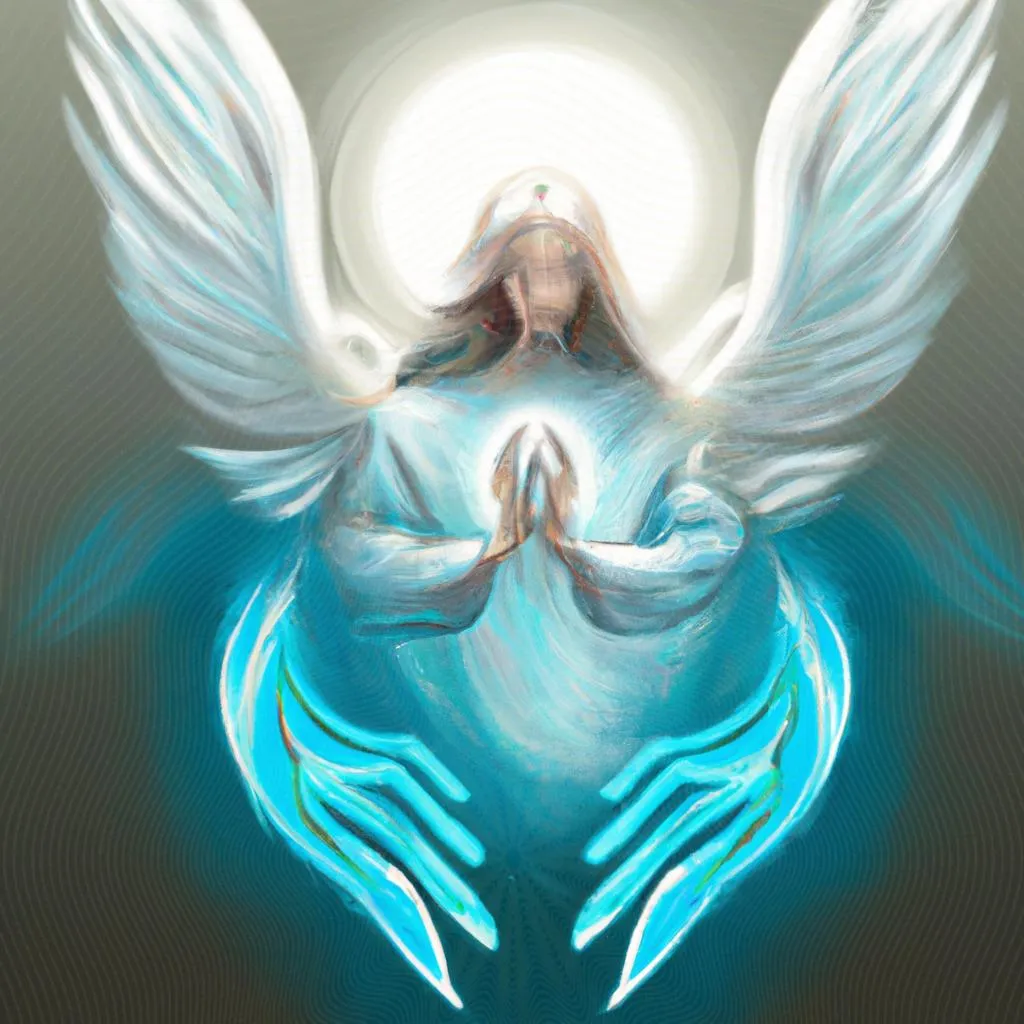 uma imagem imaginária de desenho divino espirito santo