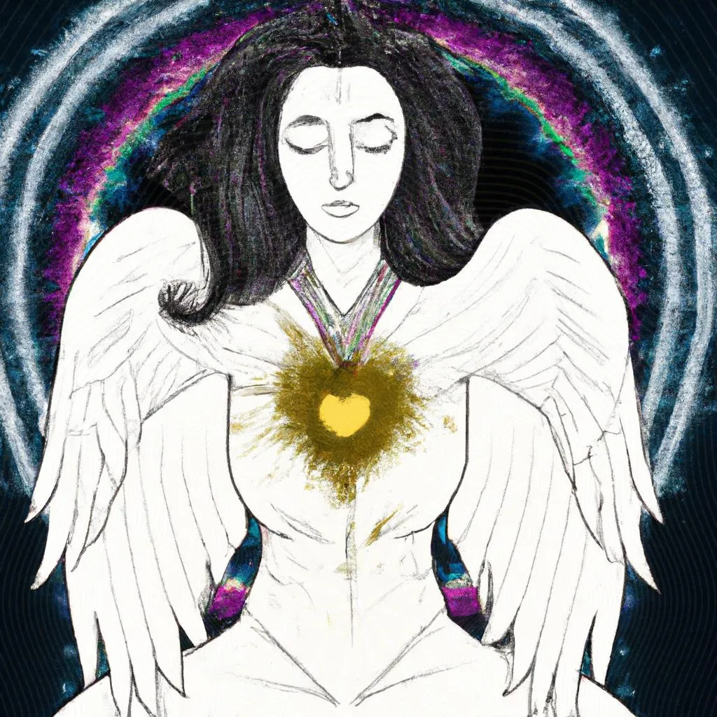 uma paisagem ilustrada de desenho divino espirito santo
