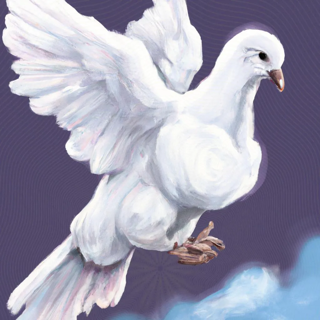 imagem desenhada desenho pomba espirito santo