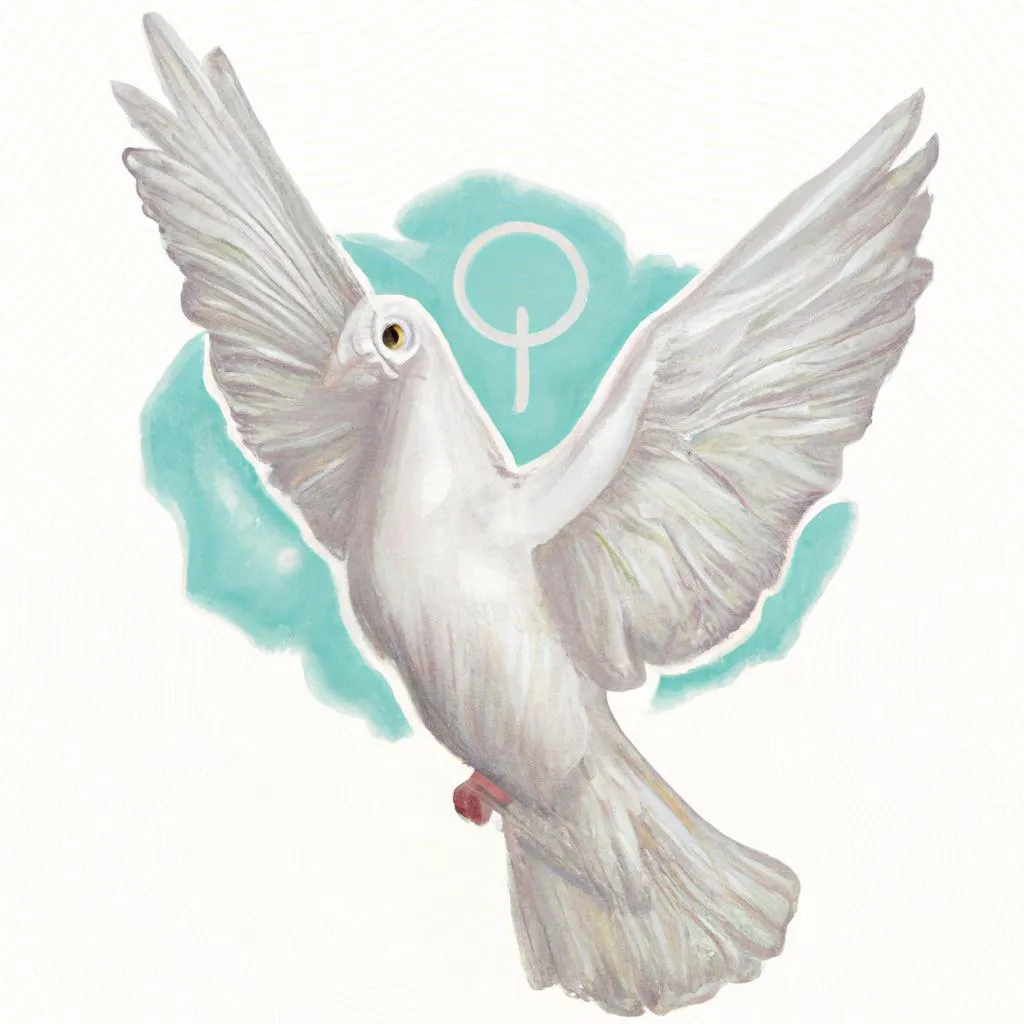 desenho pomba espirito santo