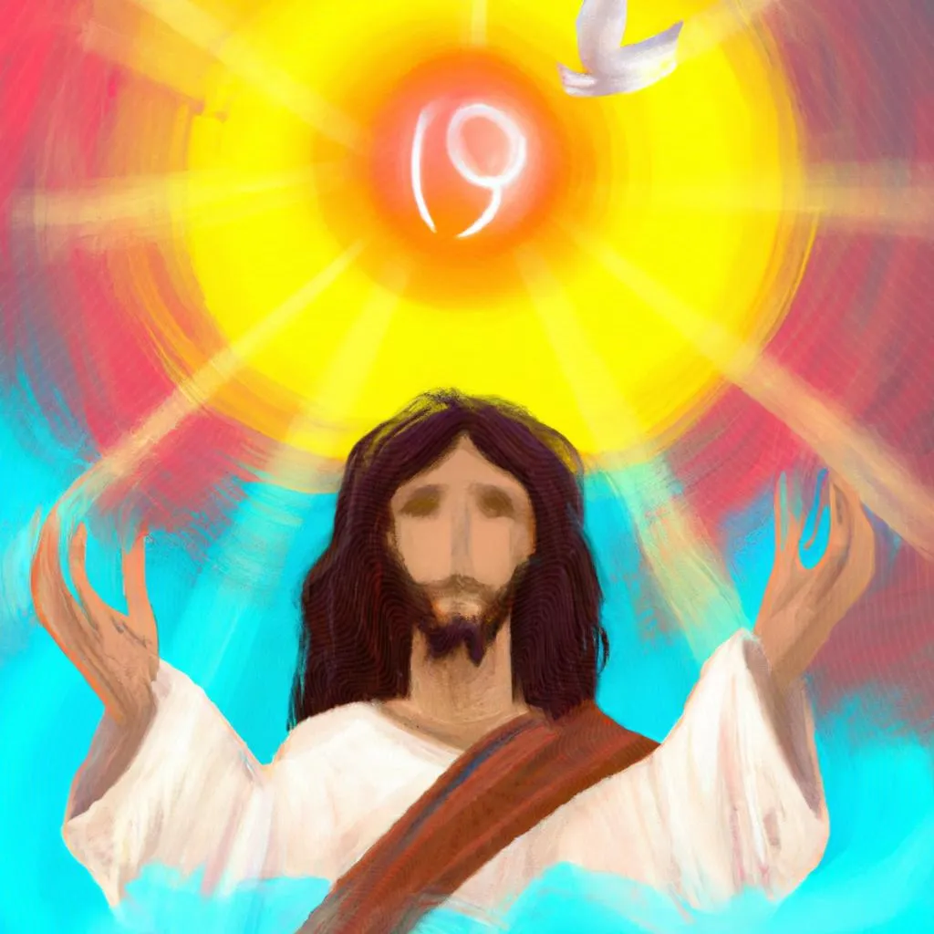 um desenho arquitetônico sobre deus jesus e espirito santo são um só