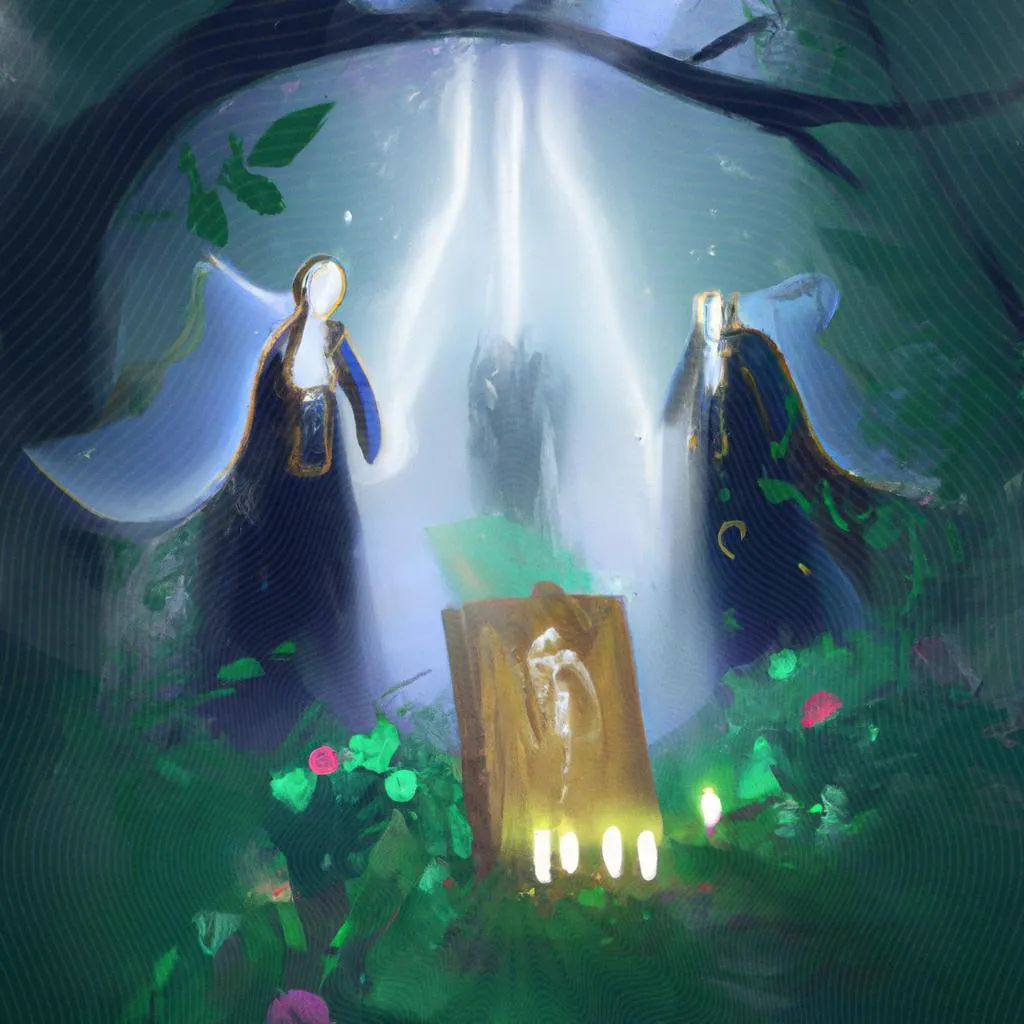 Reflexão Espiritual no Dia de Finados: O Que Significa Segundo o Espiritismo? 3 uma obra de arte ilustrativa de dia de finados segundo o espiritismo