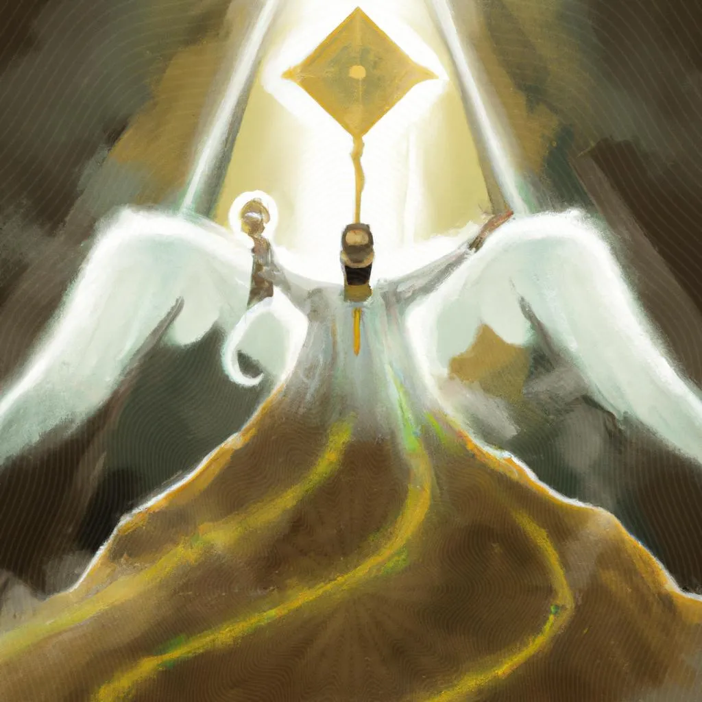 uma imagem estampada de diante do trono espirito santo