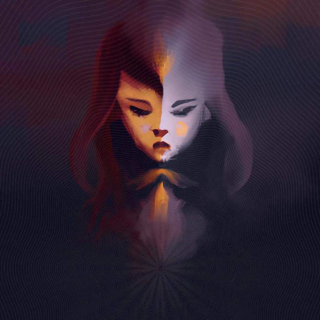 um desenho artístico sobre diferença alma e espirito