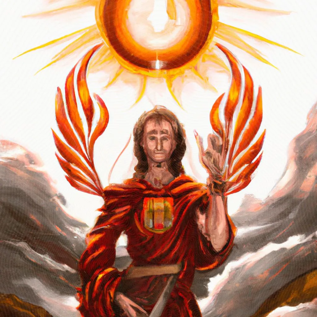 uma pintura a óleo sobre dinamica sobre espirito santo