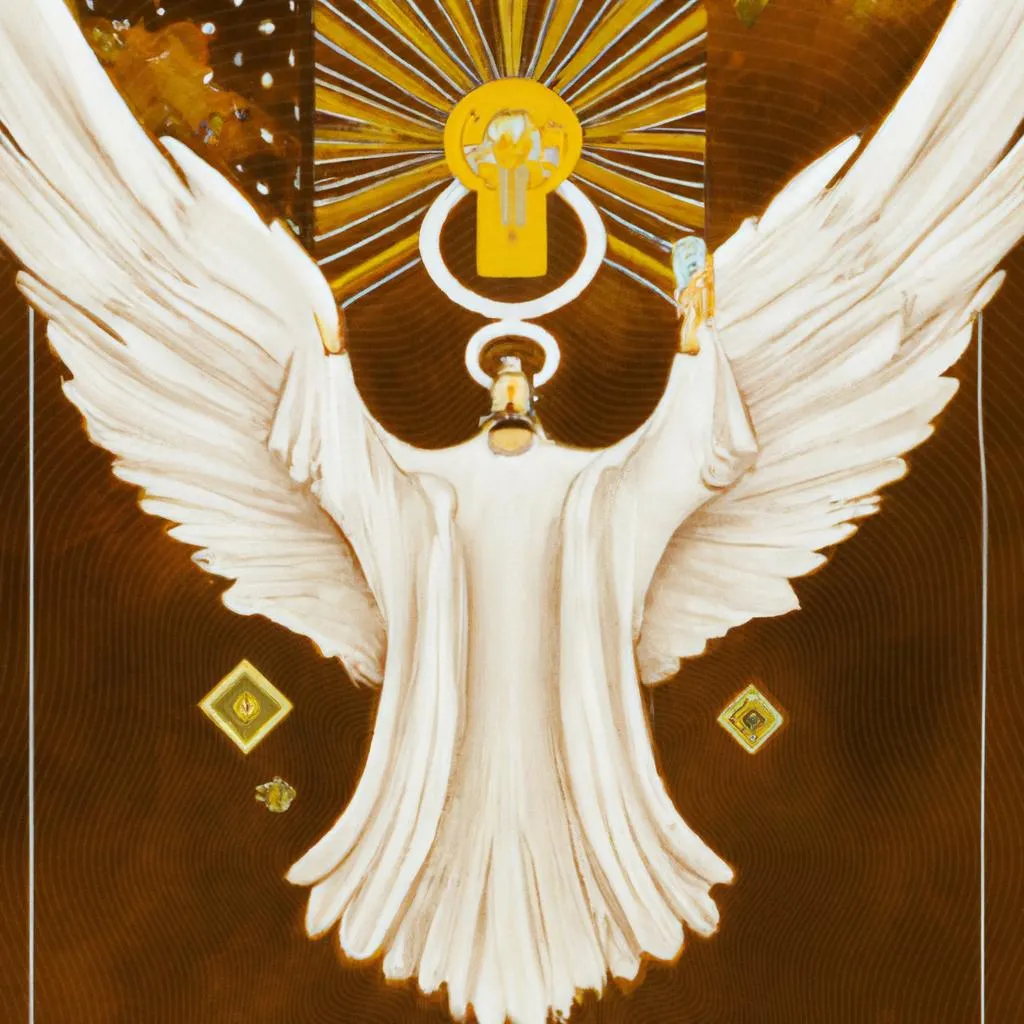 uma aquarela sobre divino espirito santo mdf