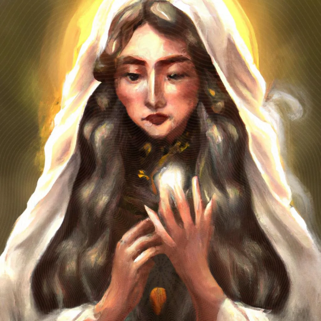 uma ilustração em preto e branco de doce espirito santo