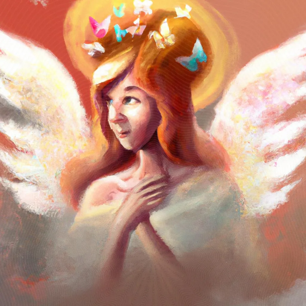 uma pintura figurativa de doce espirito santo