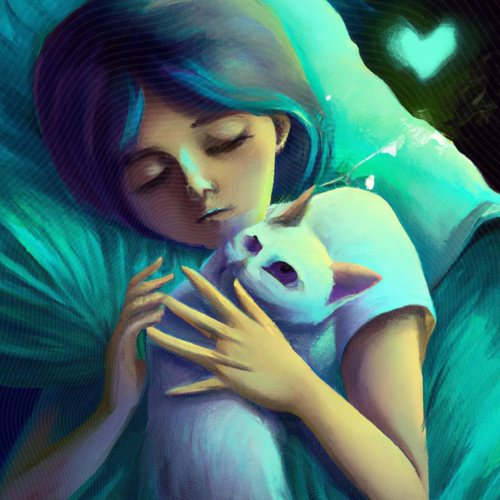Dormir com gato no espiritismo: conheça o significado 3 um design visual de dormir com gato espiritismo
