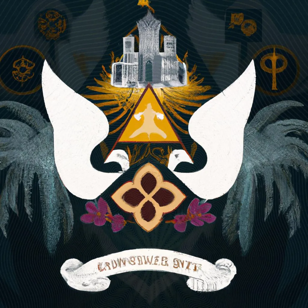 uma obra de arte ilustrativa de empresas do espirito santo