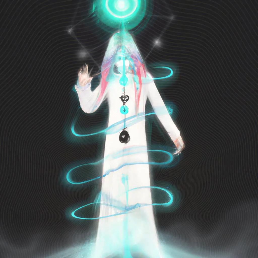 Elimine a energia negativa com o poder do espiritismo 4 uma obra de arte ilustrativa de energia negativa espiritismo