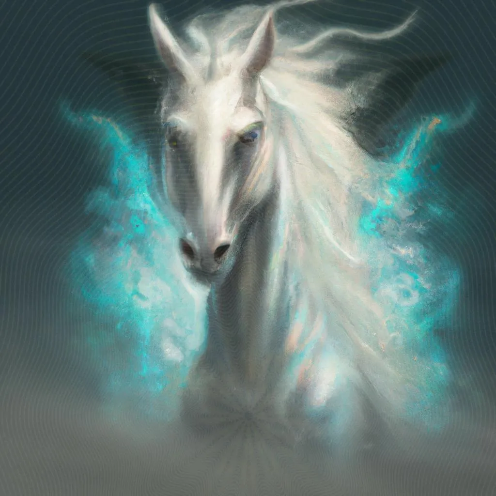 uma arte em gravura de espirit cavalo