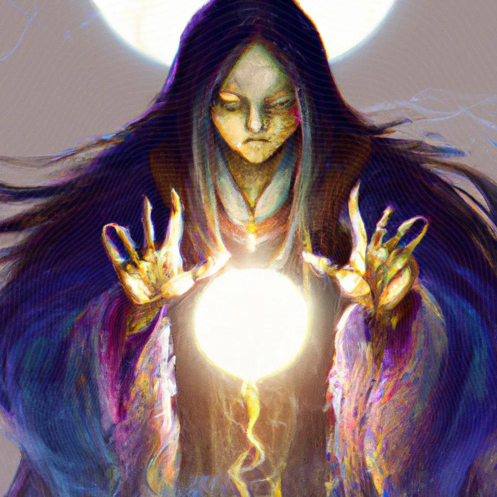 uma pintura a óleo sobre espirita faz macumba