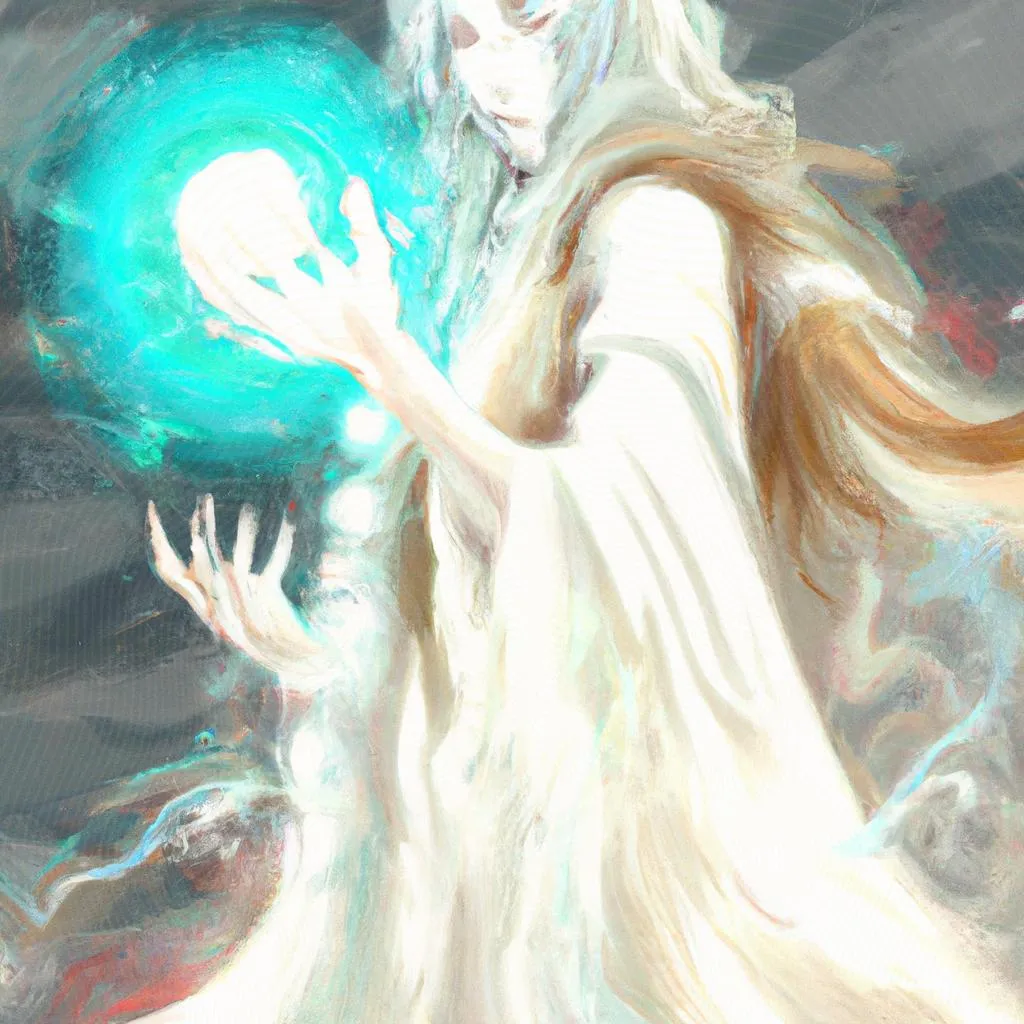uma imagem impressionista de espiritismo caracteristicas