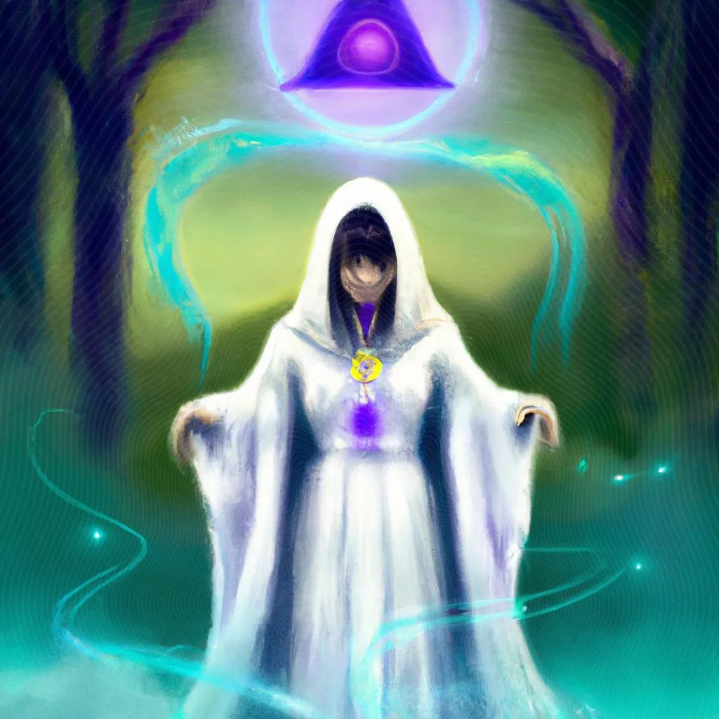 uma imagem imaginária de espiritismo e espiritualismo