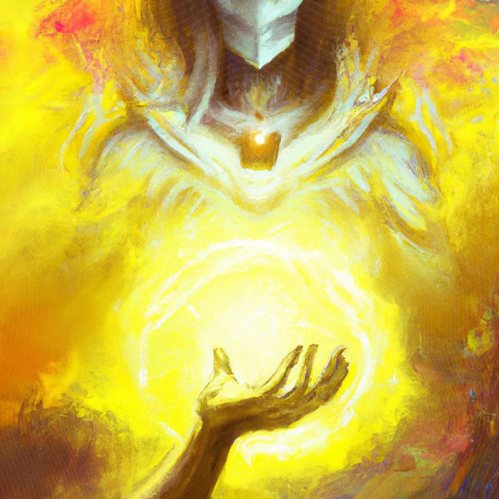 uma paisagem ilustrada de espiritismo e espiritualismo