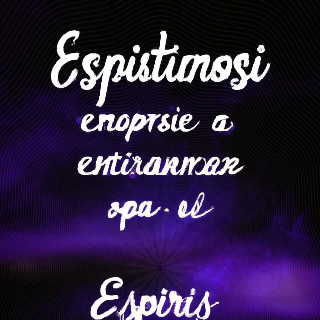 uma representação gráfica de espiritismo frases
