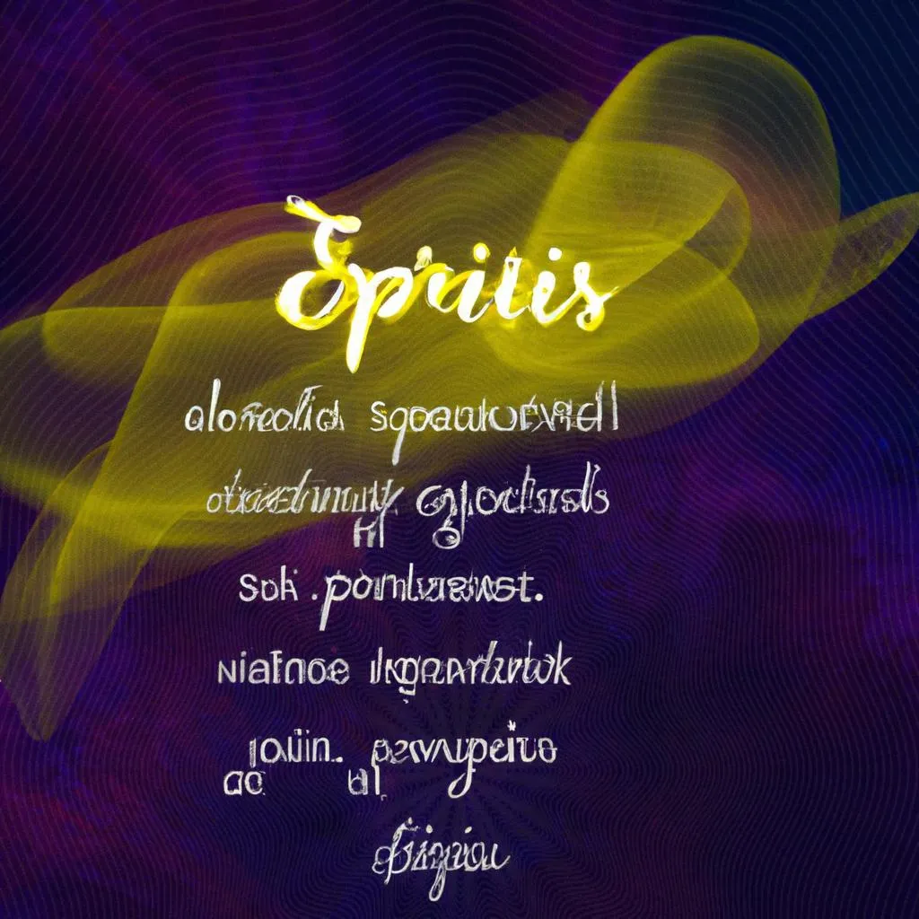 um mural artístico de espiritismo frases