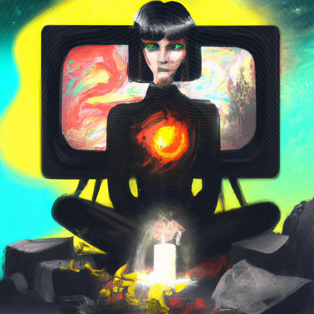 Espiritismo na TV: Descubra os Mistérios da Alma! 2 uma composição ilustrativa de espiritismo tv