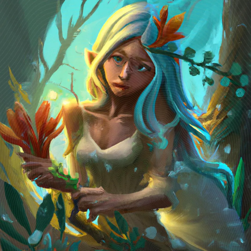 Explorando o Mistério do Espírito da Floresta: Conheça sua Energia 2 uma figura desenhada de espirito da floresta