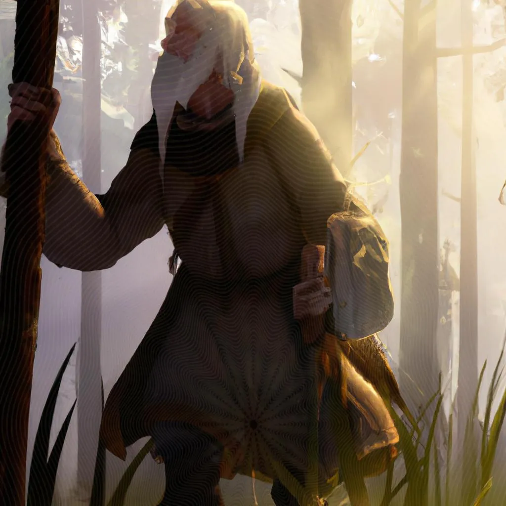 uma composição gráfica de espirito da floresta the witcher 3 localização