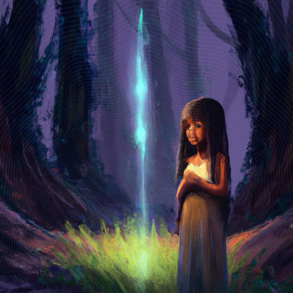 uma composição gráfica de espirito de criança