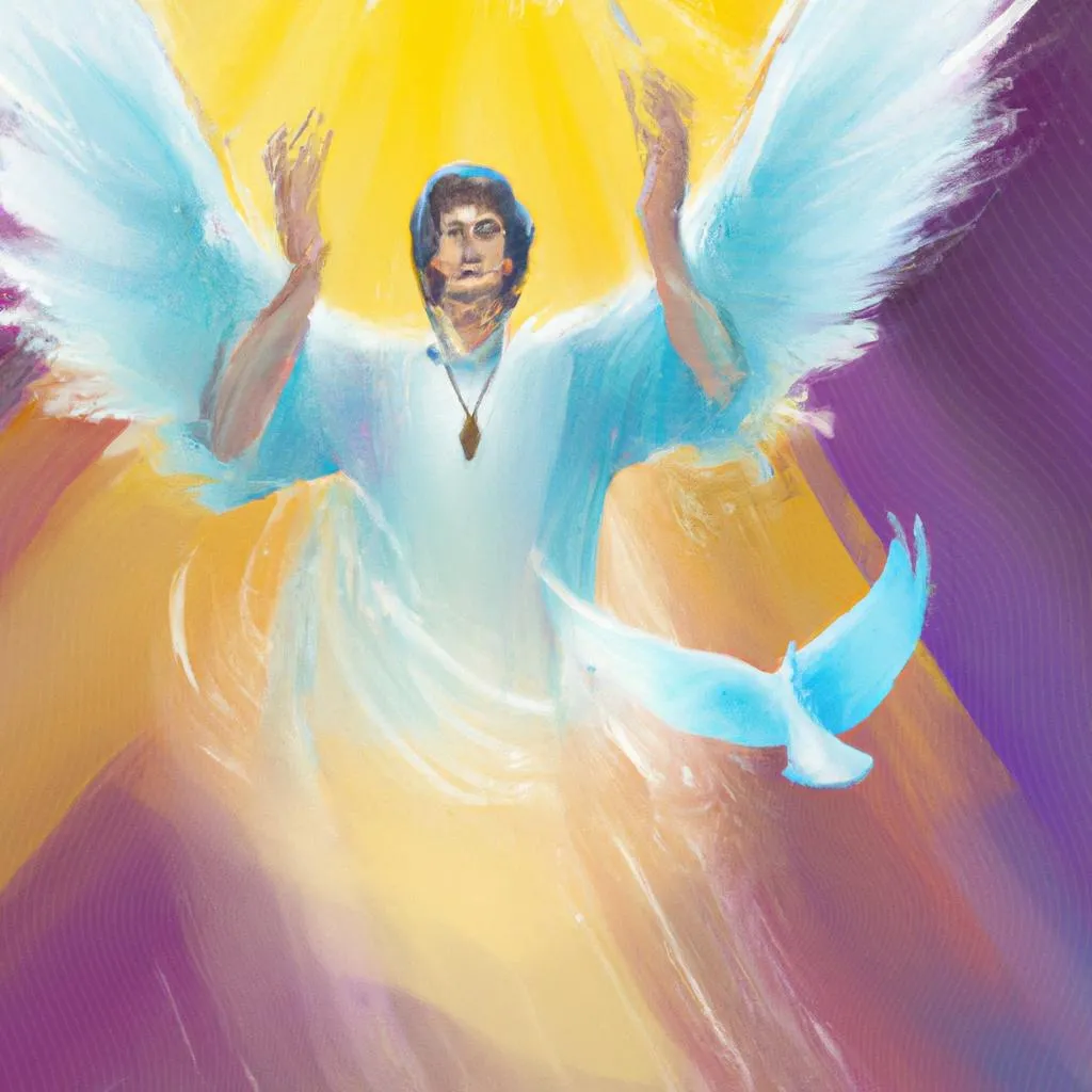 uma imagem estilizada de espirito de deus es bem vindo aqui gil monteiro